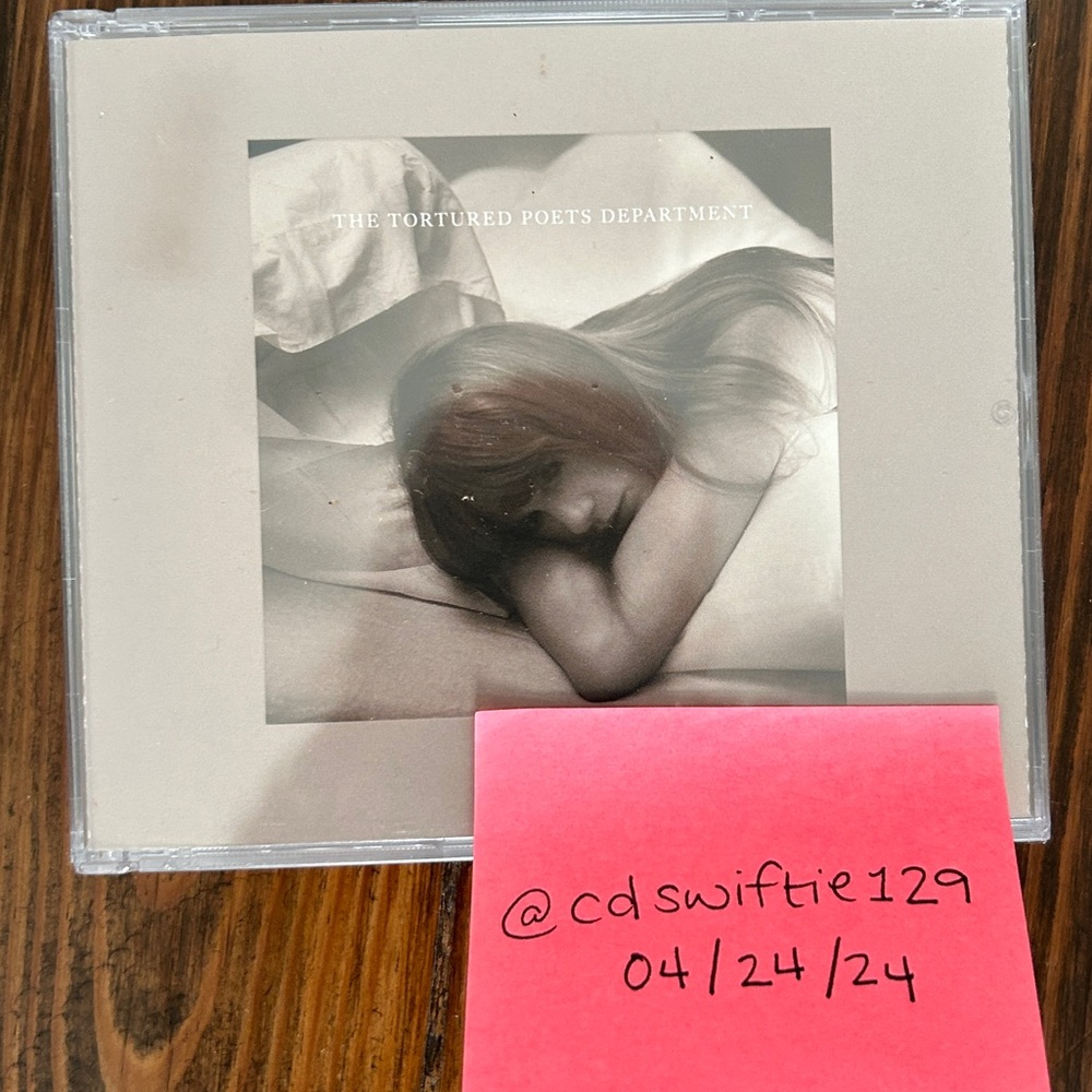 Taylor Swift, TTPD collector’s cd, The Bolter variant with Artifacts (unopened)